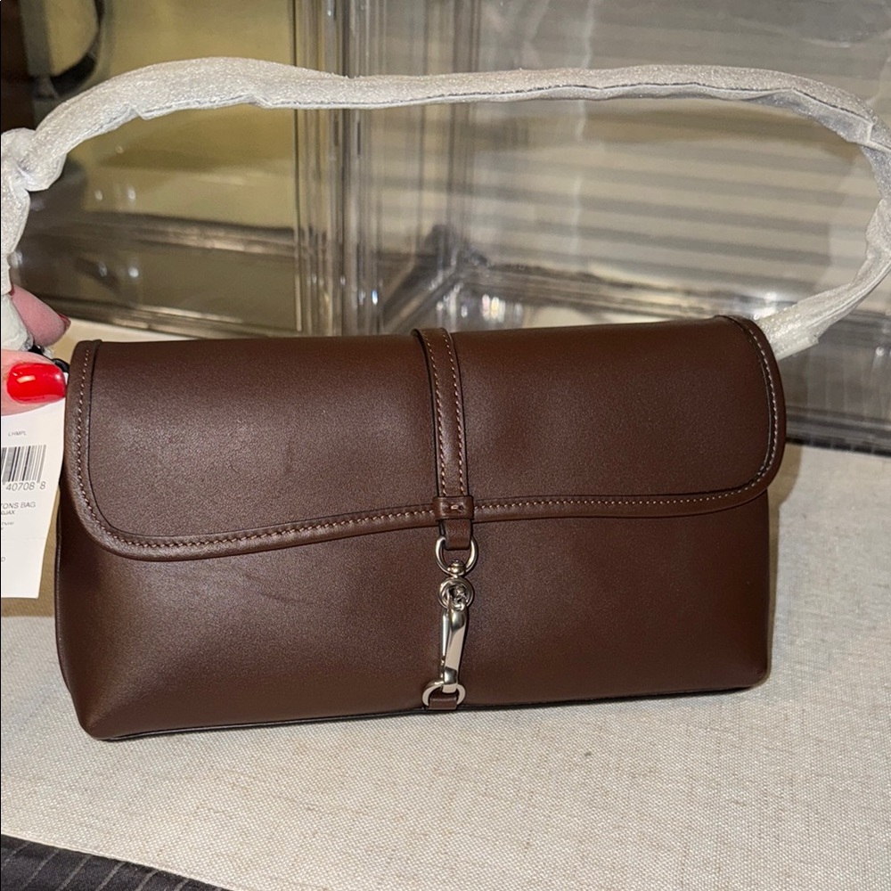 NWT Glove leather, Hamptons bag, Coach Brown Leather Shoulder Bag